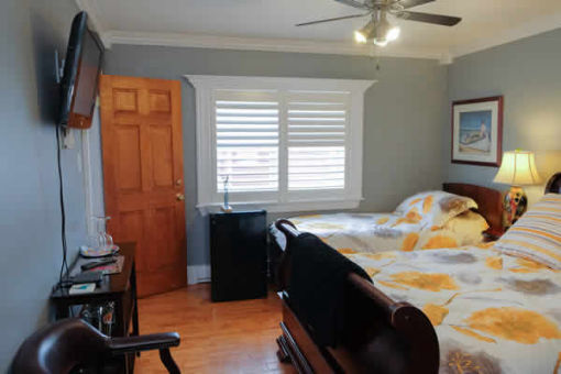 image: interior wide view of guest room